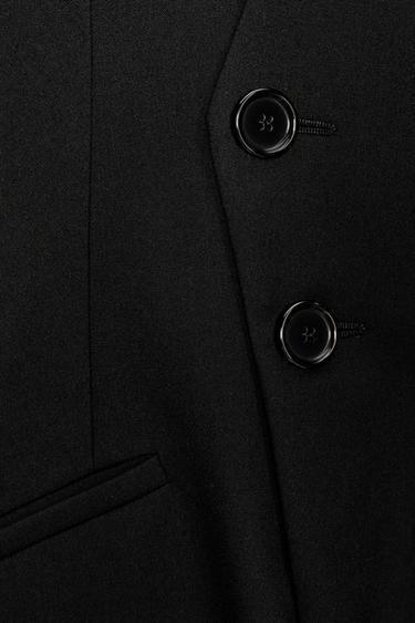 COMBINAISON-SHORT TYPE BLAZER À BOUTONNAGE CROISÉ - Noir de Zara - Image 8