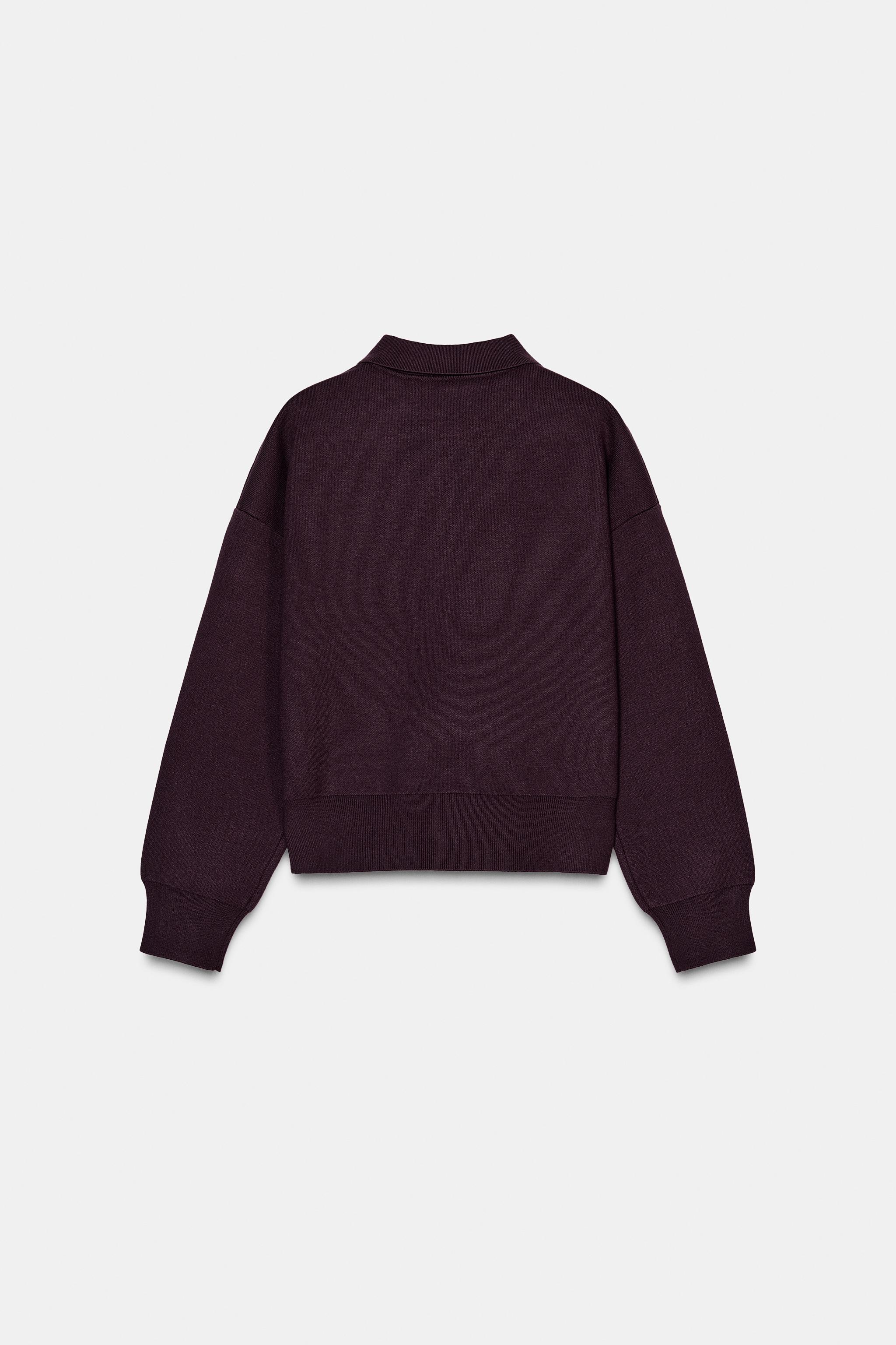 POCKET POLO SWEATER