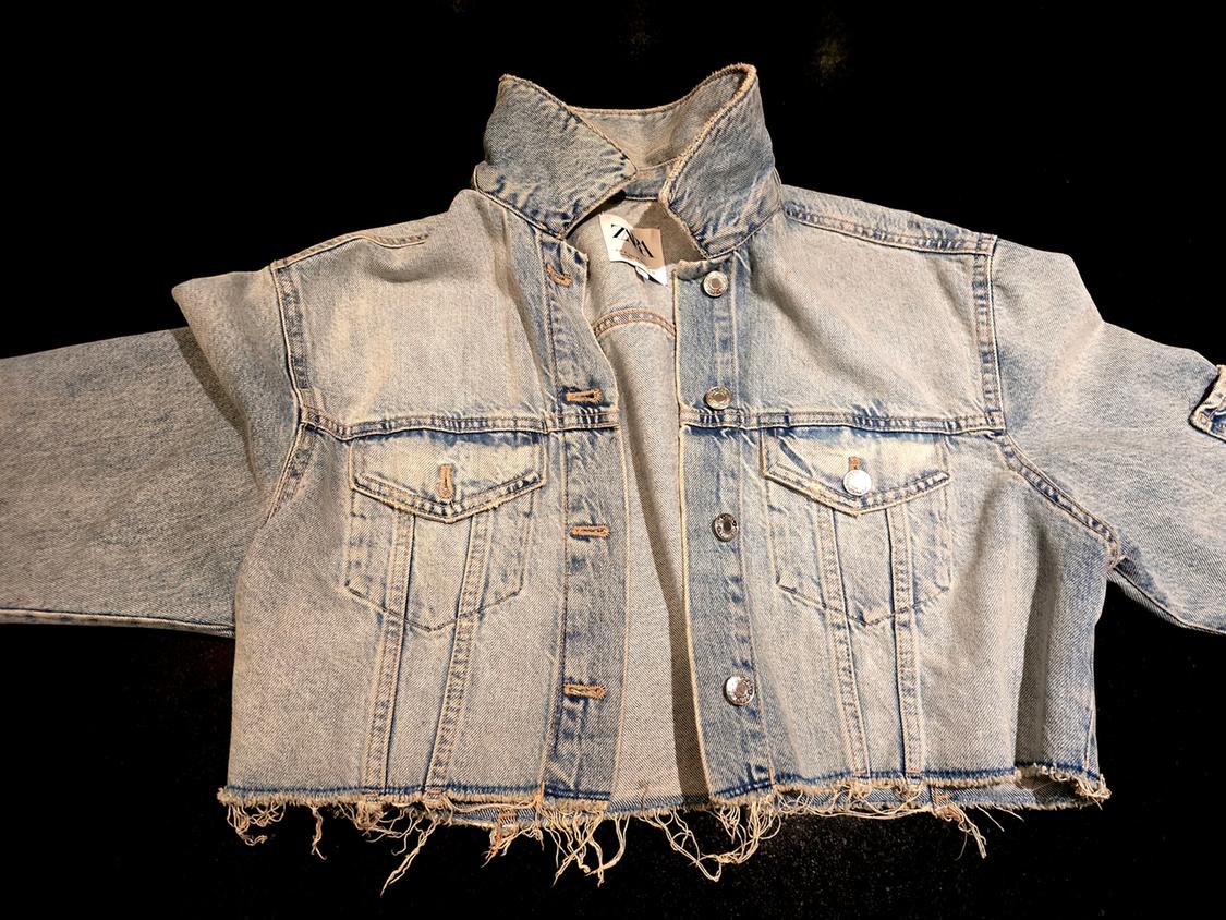 TRF CROP DENIM JACKET - Image 4
