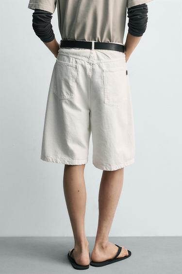 BERMUDA COUPE BAGGY - Blanc de Zara - Image 2