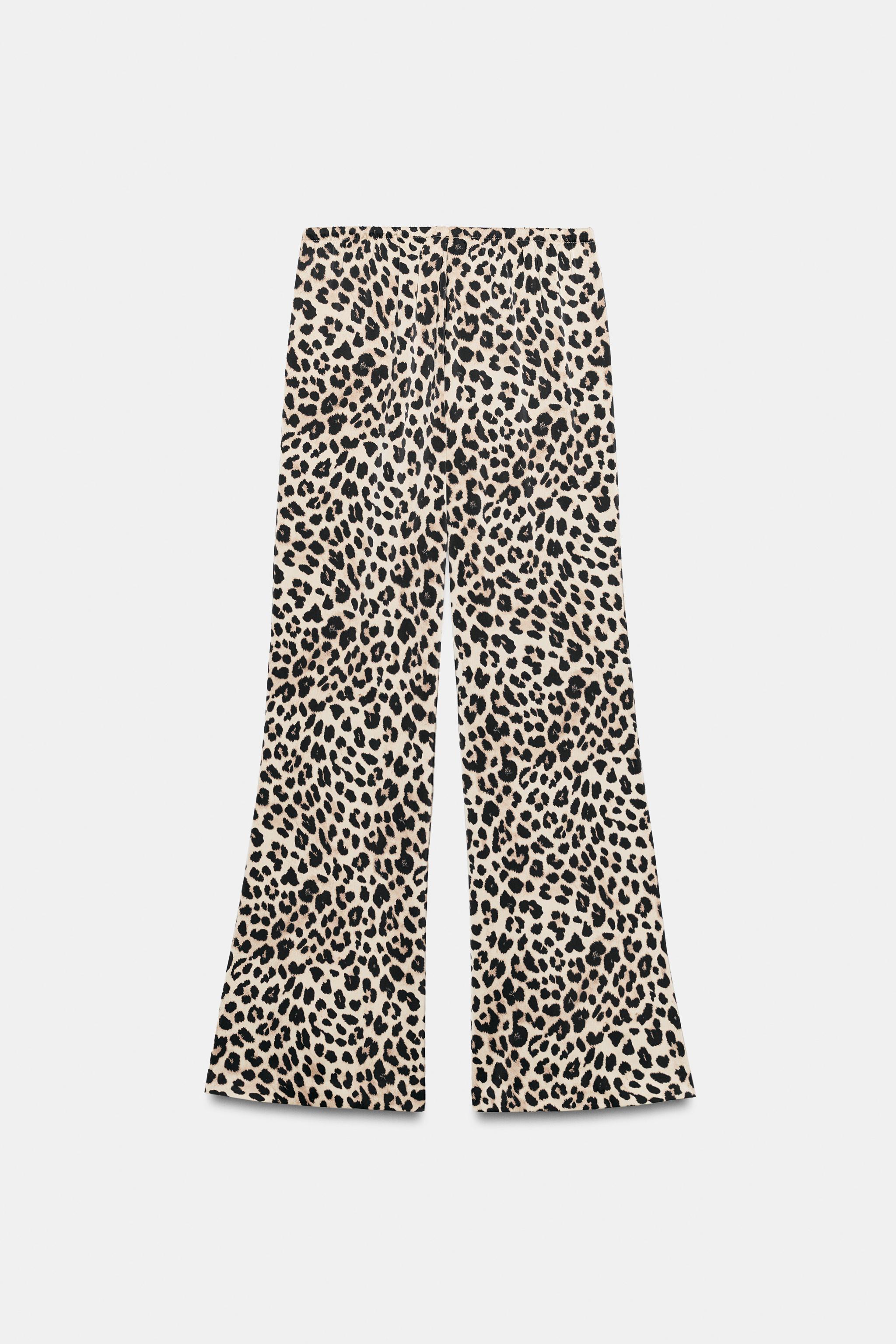 POLKA DOT SATIN EFFECT DRAWSTRING PANTS - thumbnail 5