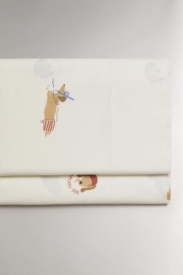 DRAP DE DESSUS RÉVERSIBLE ENFANT CHIENS - Multicolore de Zara