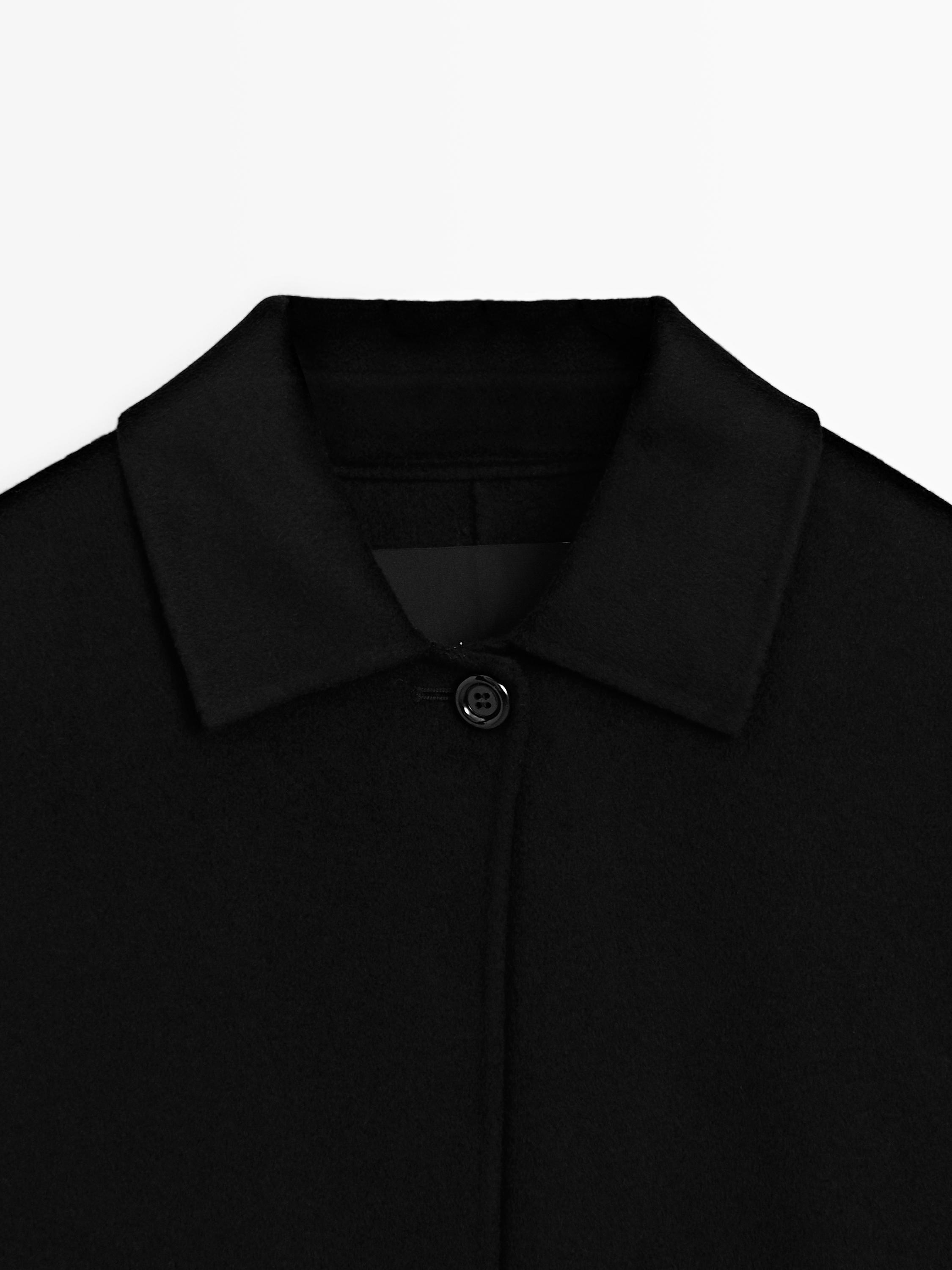 Manteau long à manches chauve-souris