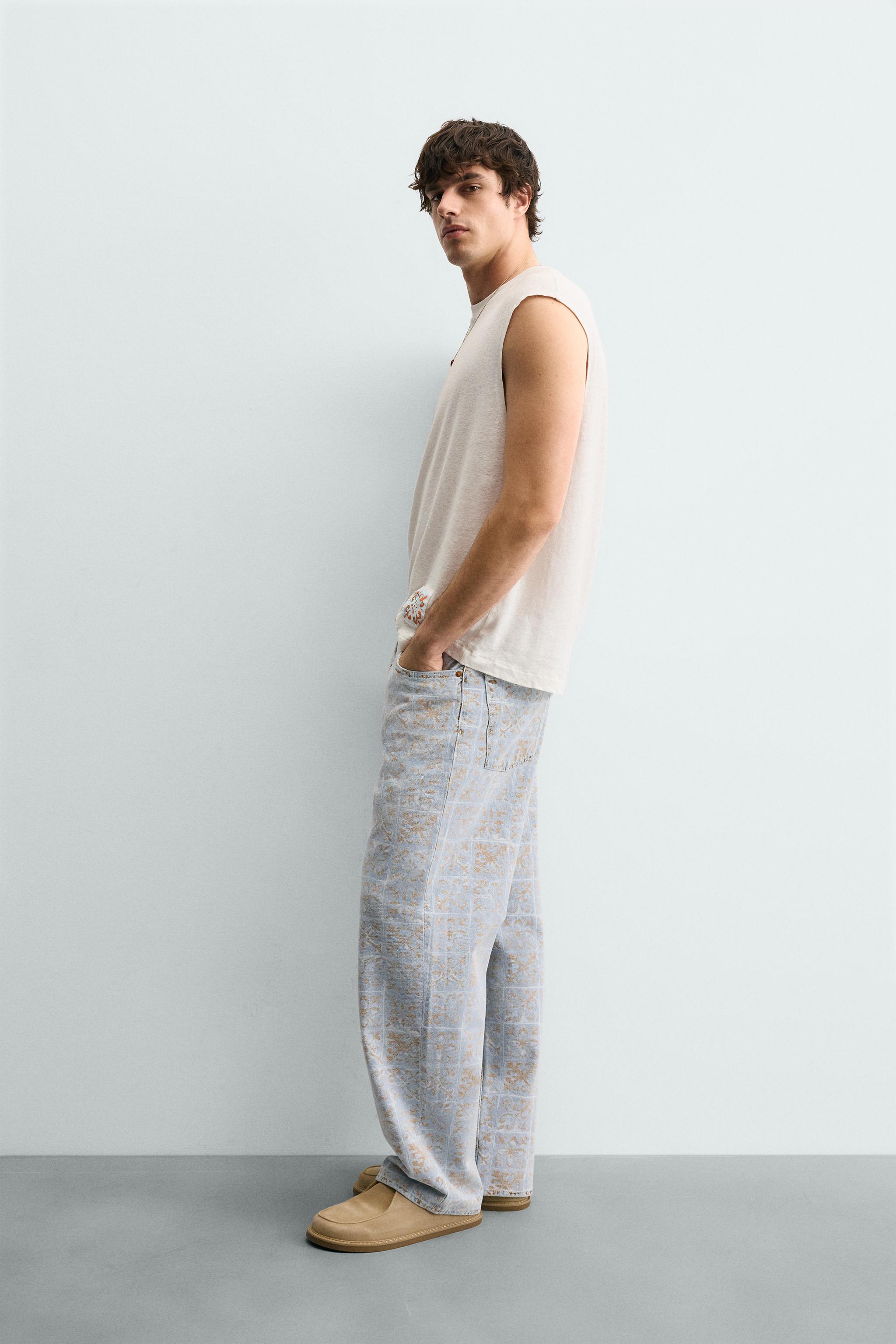 COTTON-LINEN PATCH TANK TOP