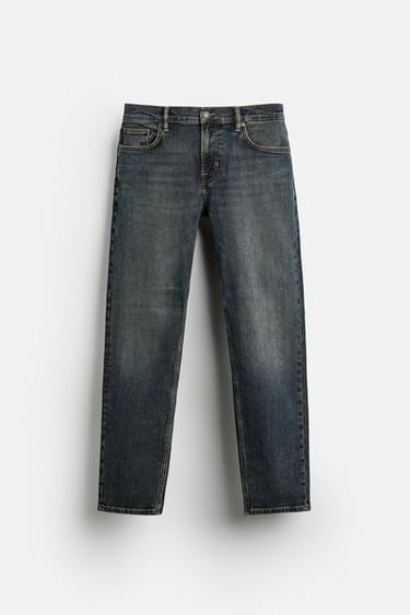 JEANS SLIM FIT - Azul / Verde de Zara