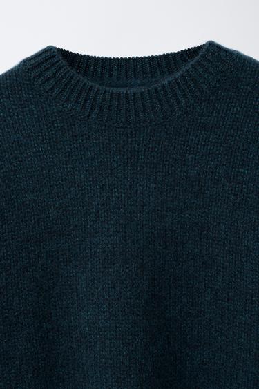 PULL 100 % CACHEMIRE - bleu/noir de Zara - Image 2