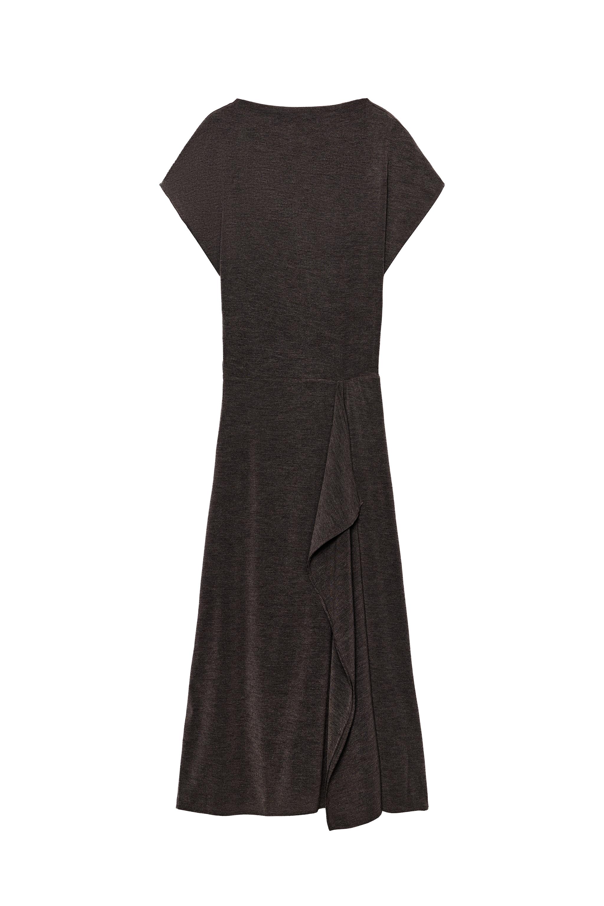 VESTIDO LARGO VOLANTE