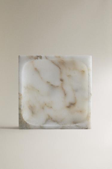 BANDEJA QUADRADA DE ALABASTRO - 255 da Zara - Imagem 0