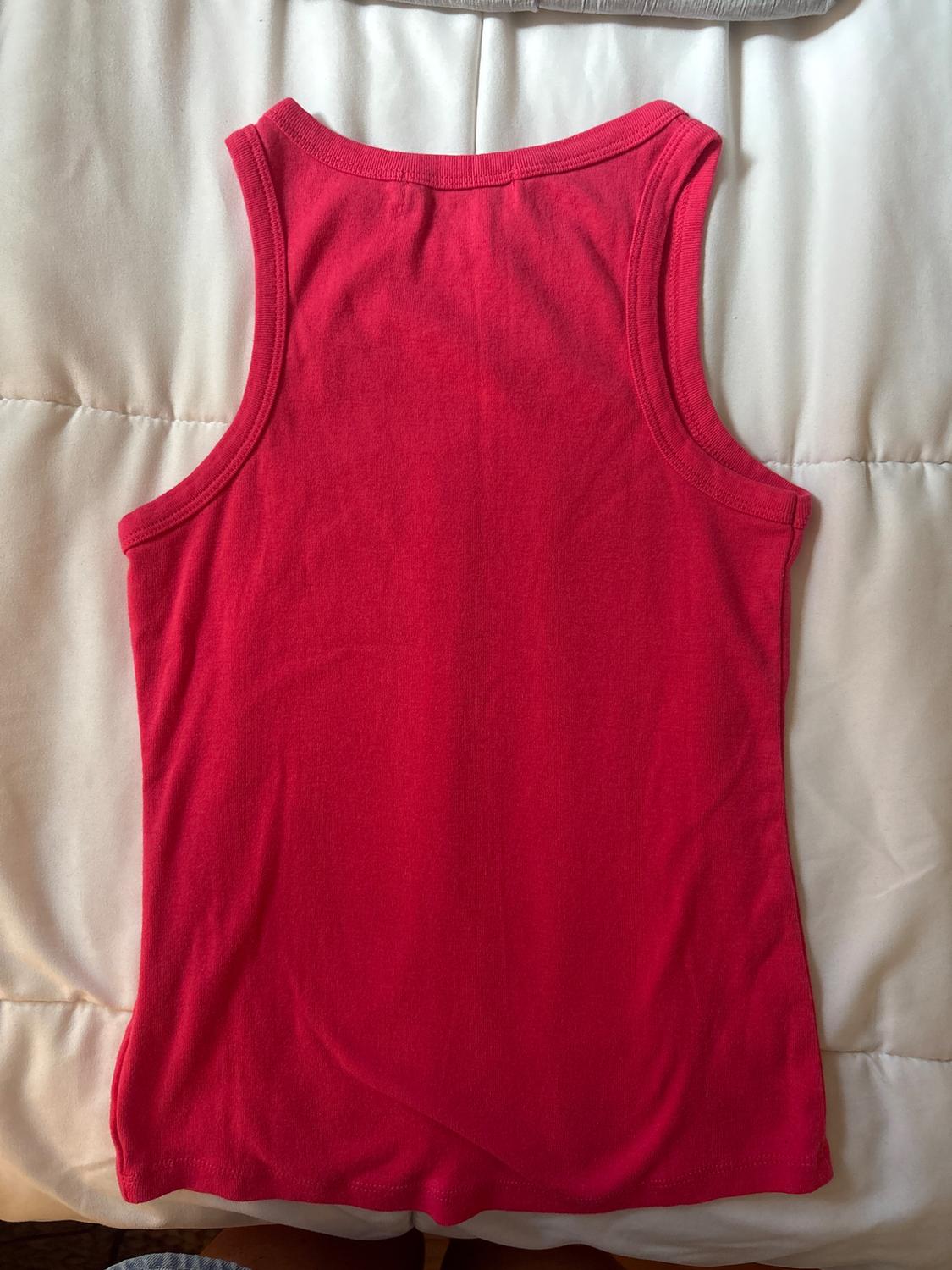 ZARA BASICS PINK HIGH NECK TANK - Image 3