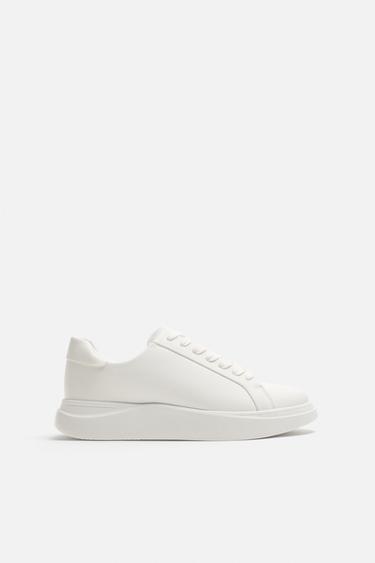 ZAPATILLA MONOCOLOR VOLUMEN - Blanco de Zara