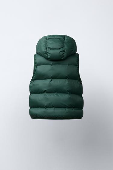 ULTRALIGHT WATER-REPELLENT GILET - Green by Zara - Image 2