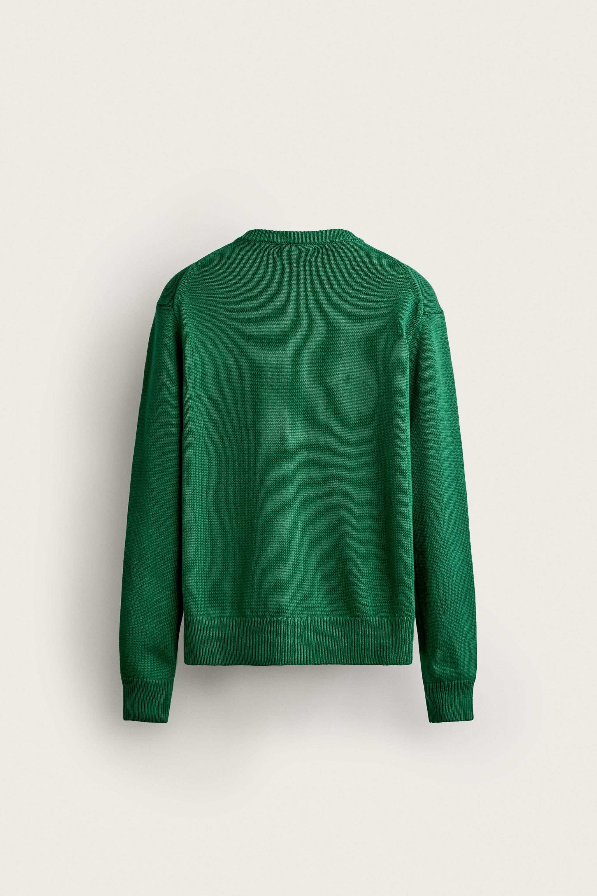 COTTON-BLEND RELAXED FIT CARDIGAN