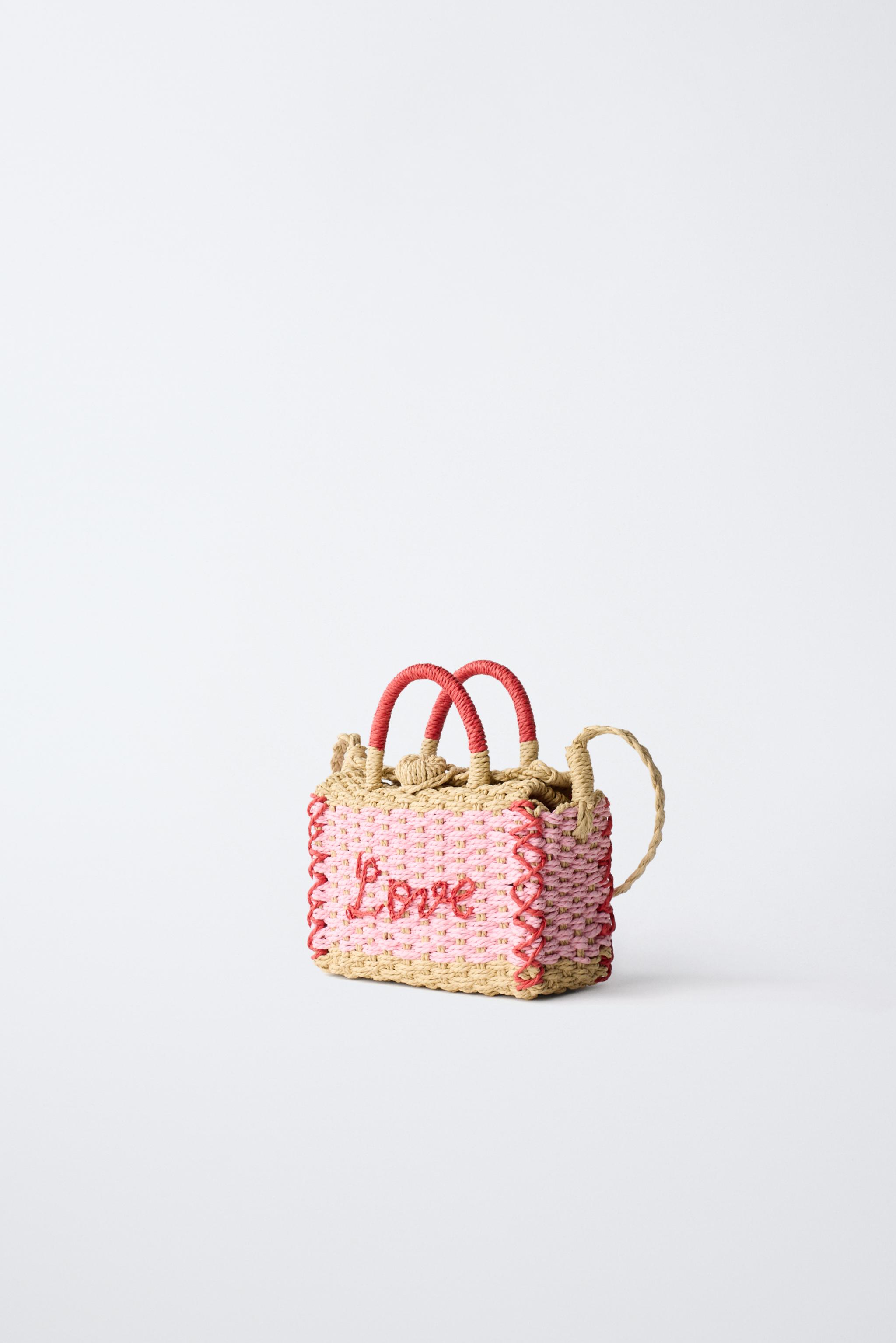 SAC BANDOULIÈRE EFFET RAFIA