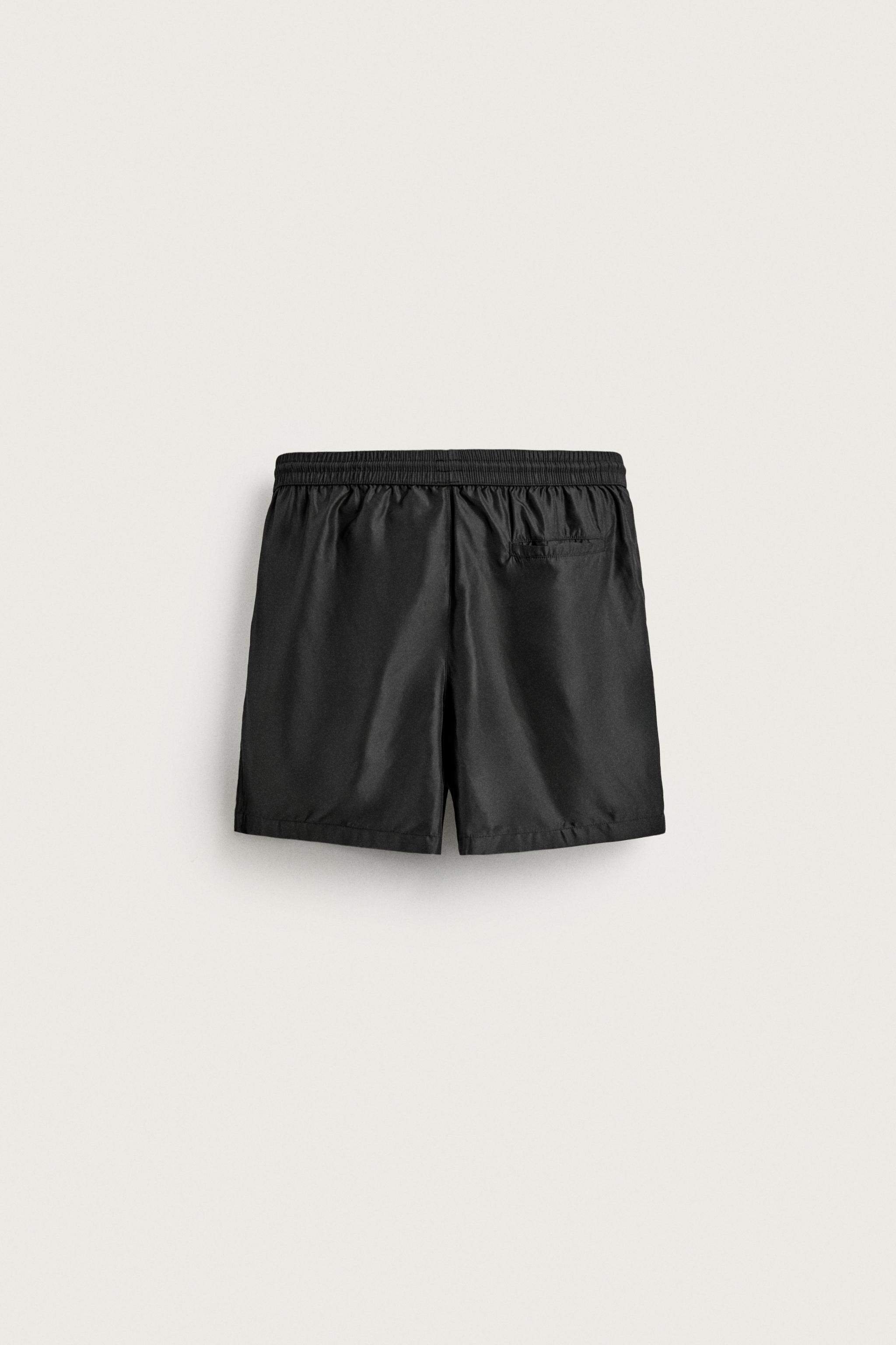 AARON LEVINE X ZARA MID-LENGTH SWIM SHORTS