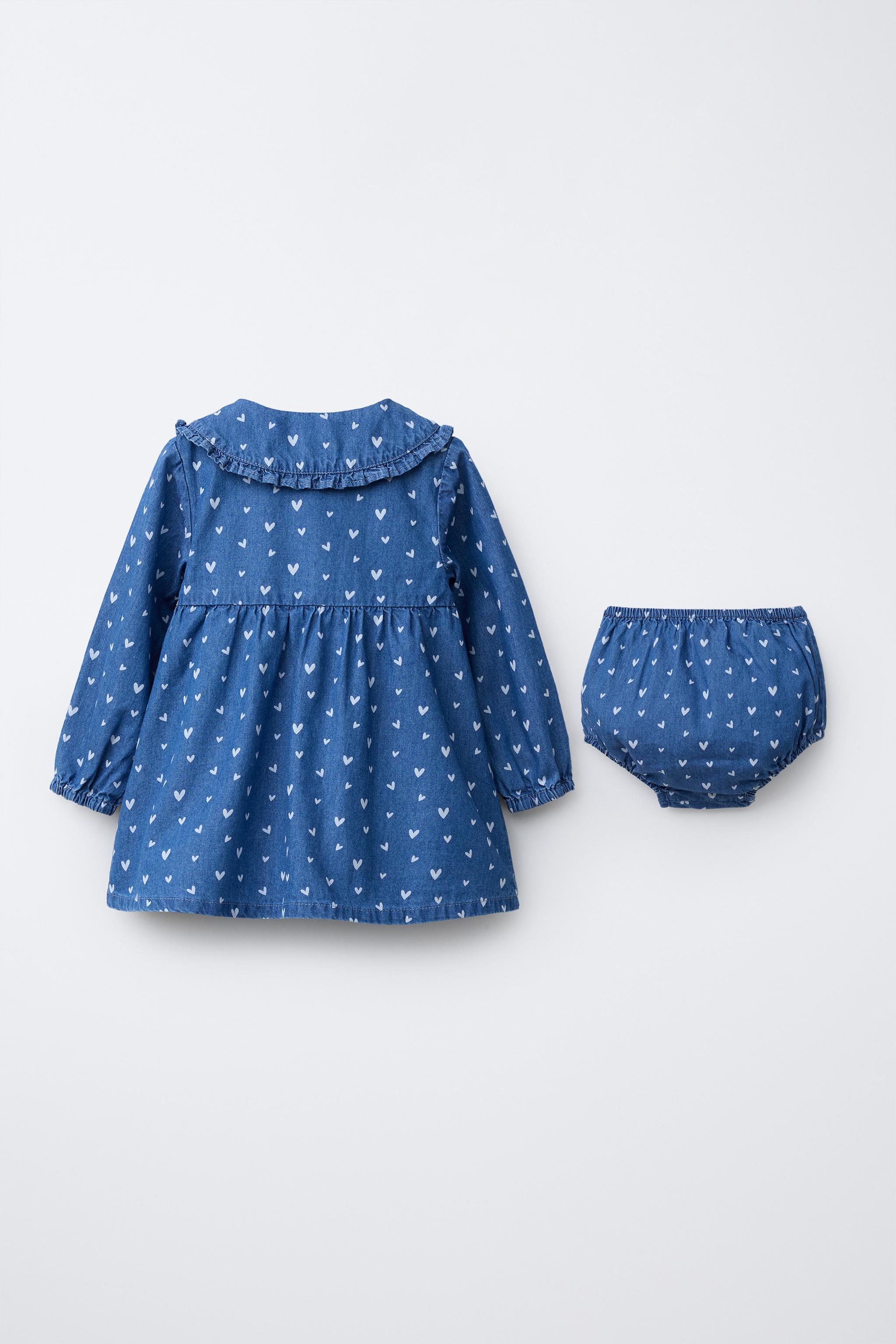 ROBE ET CULOTTE EN DENIM CŒURS