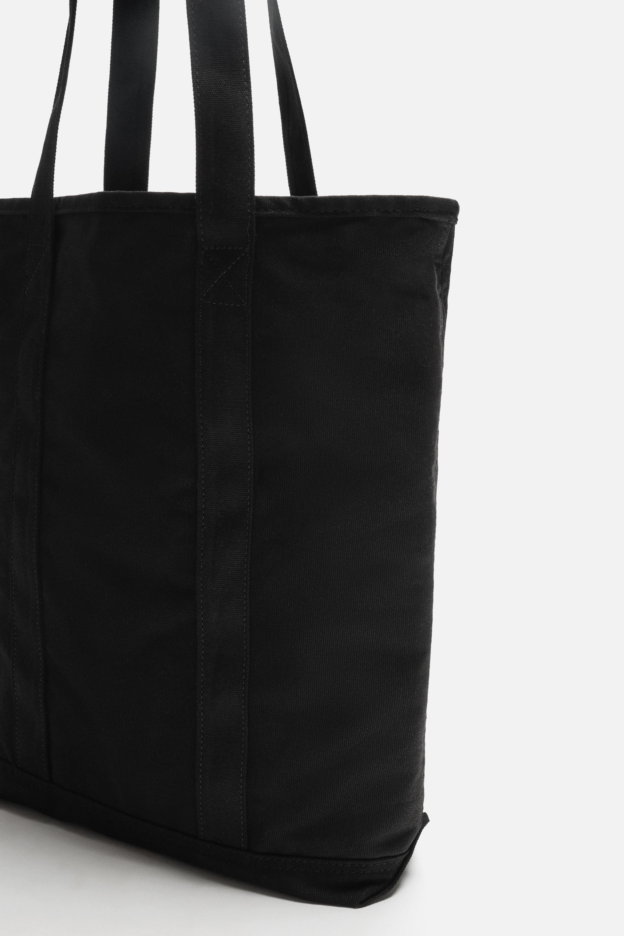 ファブリックトートバッグ - ブラック | ZARA Japan / 日本