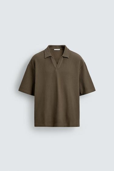 OTTOMAN RELAXED FIT POLO SHIRT - Khaki by Zara