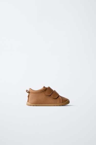 Zara BAREFOOT LEATHER BOOT - Brown