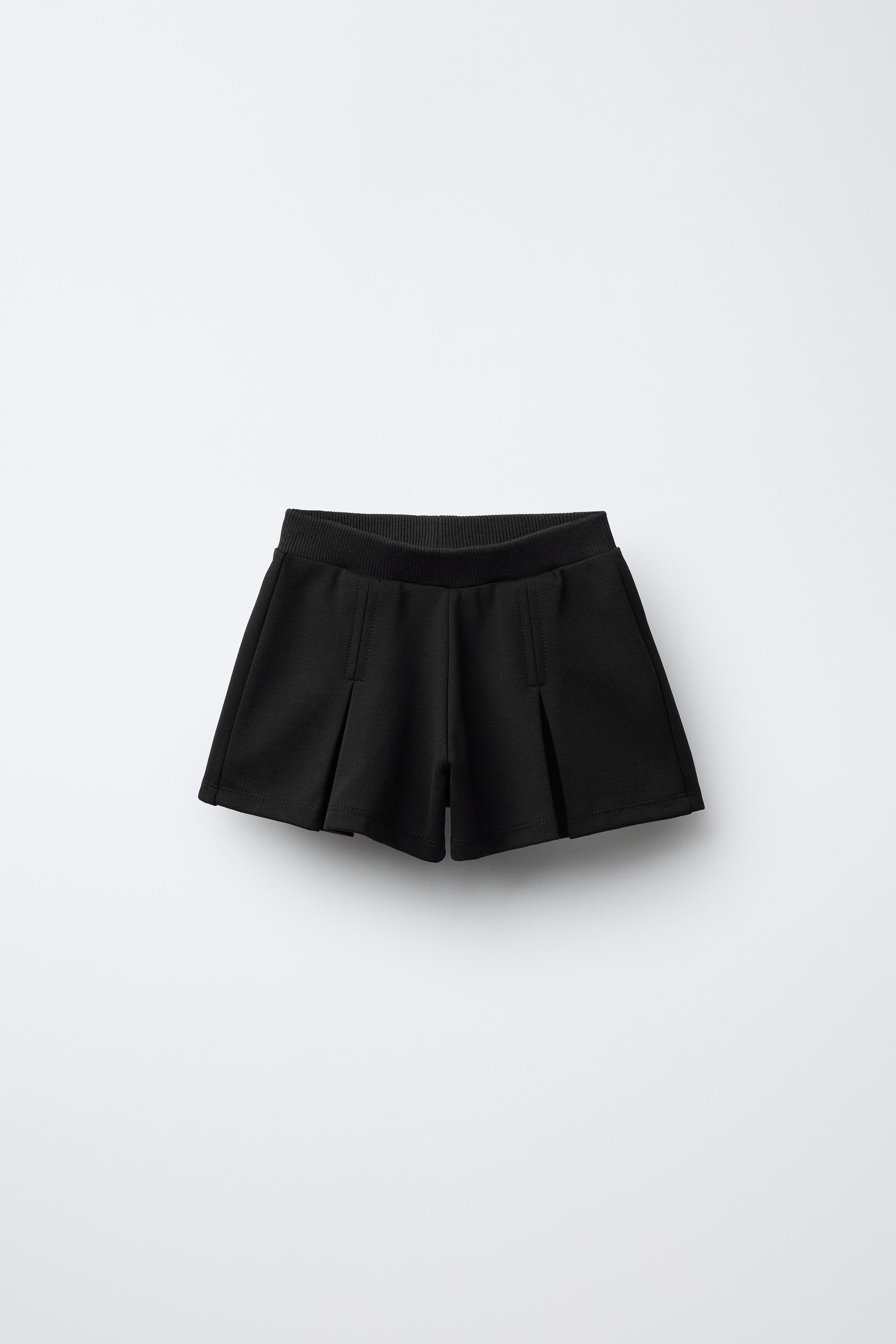 その他 Ura_m ボックスプリーツ バミューダスコート - ブラック | ZARA Japan