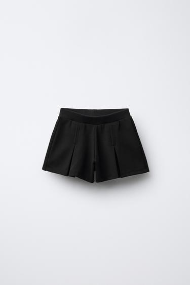 HOSENROCK MIT KELLERFALTEN - Schwarz von Zara