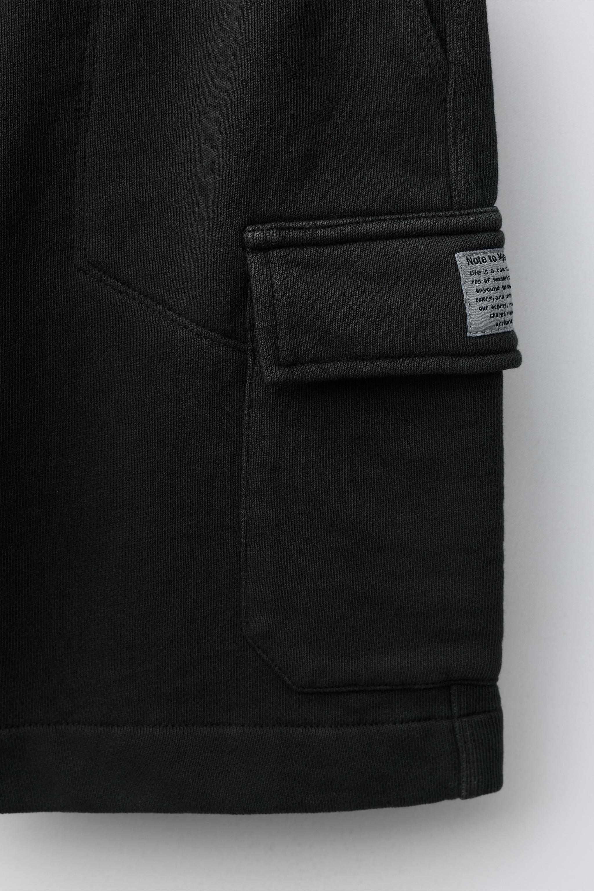 SHORT EN MOLLETON CARGO