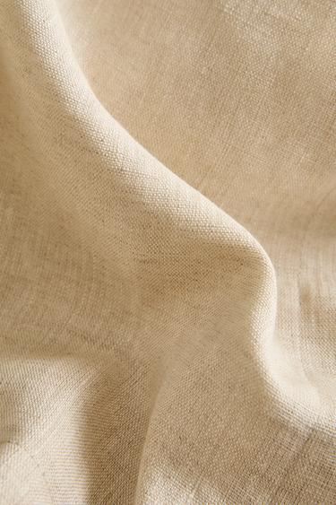 NAPPE LIN DOUBLE TISSAGE - Beige clair de Zara - Image 3