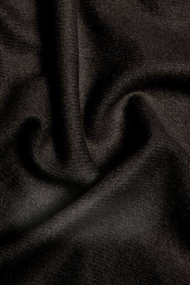 FRINGED SOFT THROW - Хакі Zara