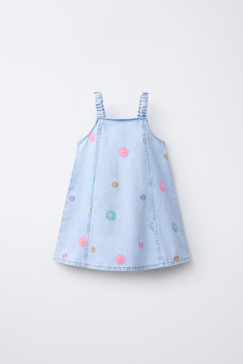 white christmas dresses Mexican Embroidered Denim Strapless Dress white christmas dresses Mexican Embroidered Denim Strapless Dress