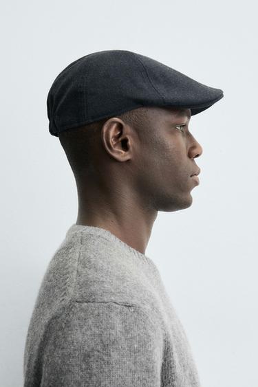 FLANNEL BERET - Navy blue by Zara - Image 1