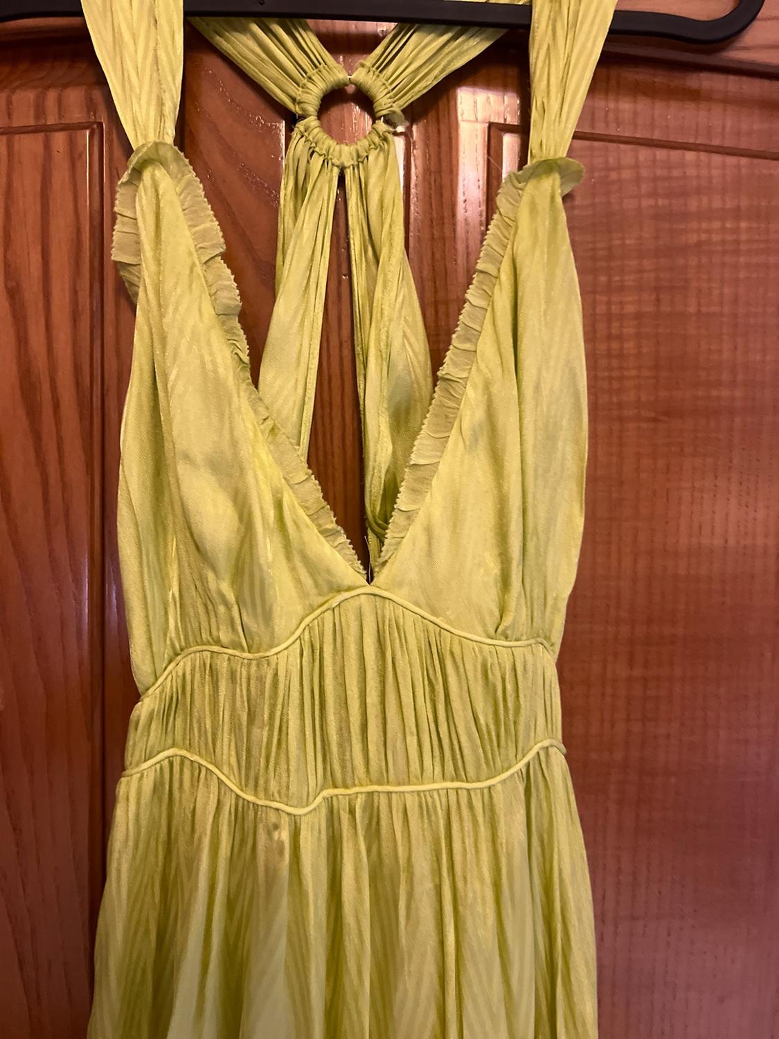 ZW COLLECTION MIDI DRESS WITH CROSSED STRAPS - Image 2