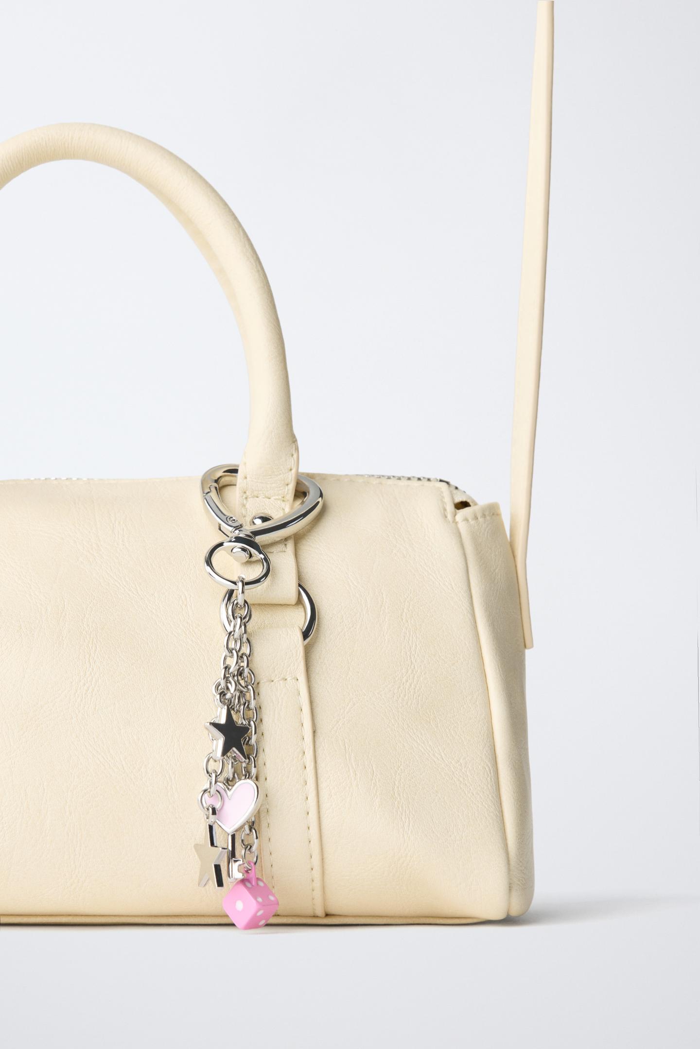 Детская сумка Zara Charm Crossbody, цвет: Ванильный жёлтый — фото 3