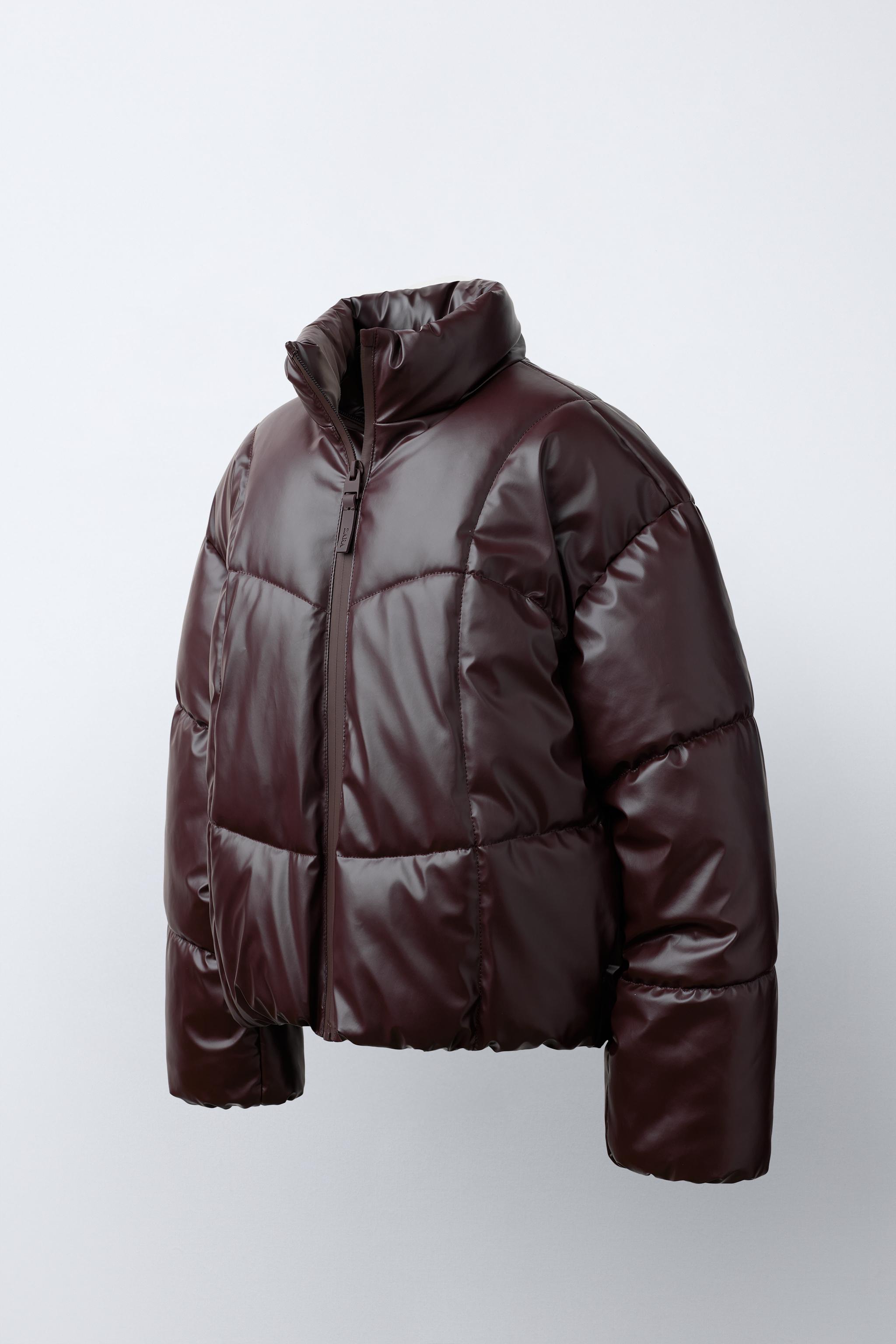 WATER-REPELLENT QUILTED SHINY JACKET