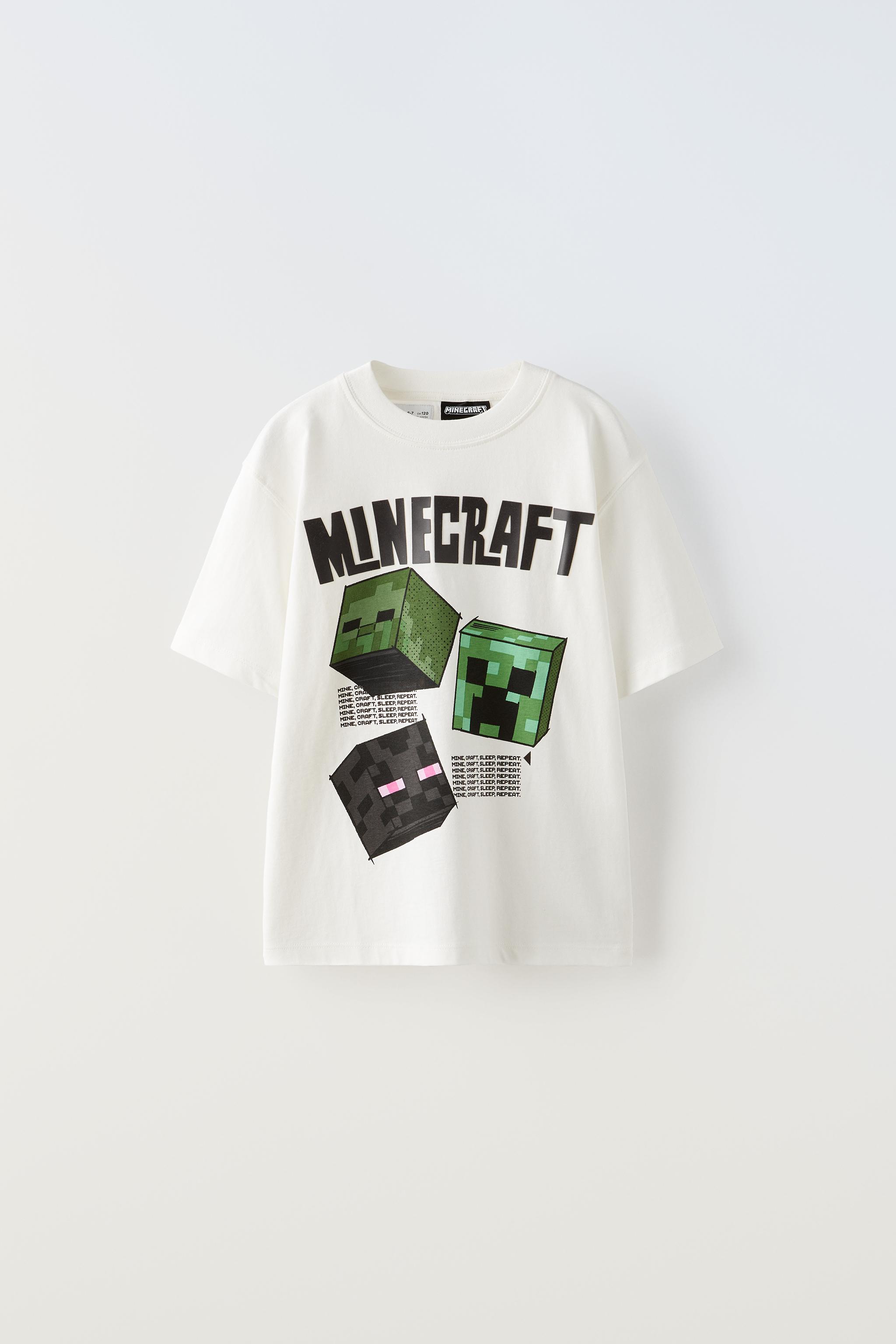 MINECRAFT © MOJANG AB. ™ T-SHIRT - White | ZARA India