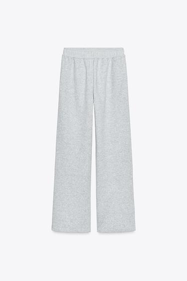 PANTS AFELPADO BÁSICO - Gris vigoré de Zara