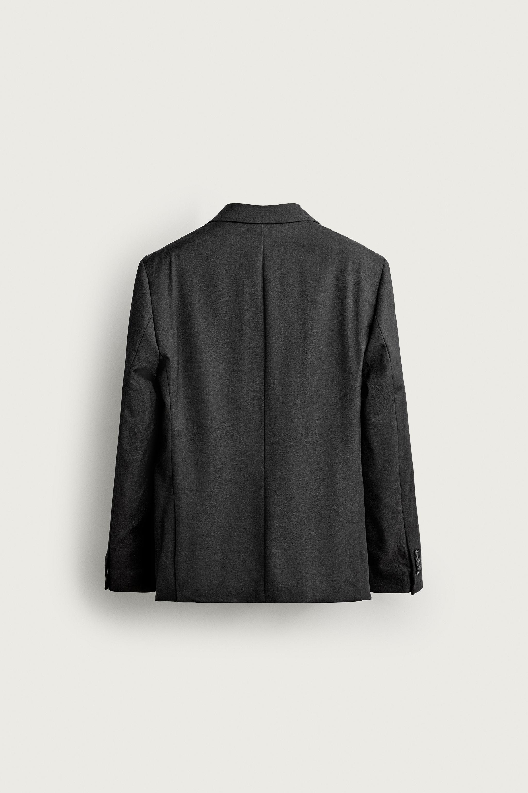 100% WOOL SUIT BLAZER