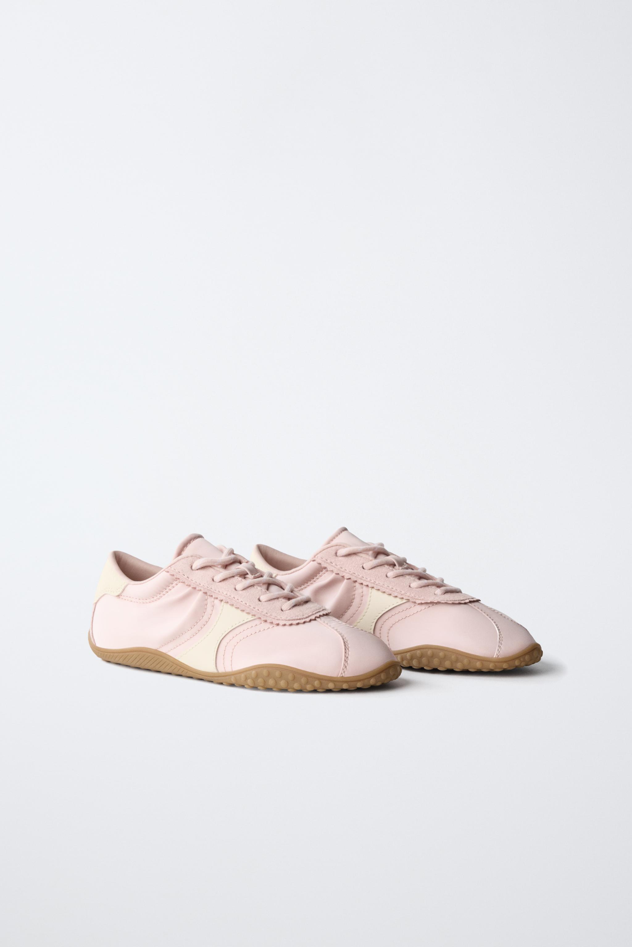 THIN-SOLE SNEAKERS — Pink