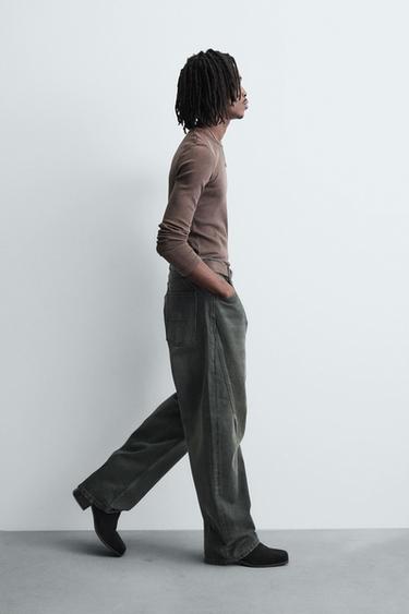 JEAN BAGGY COUTURE TOURNÉE - Vert de Zara - Image 5