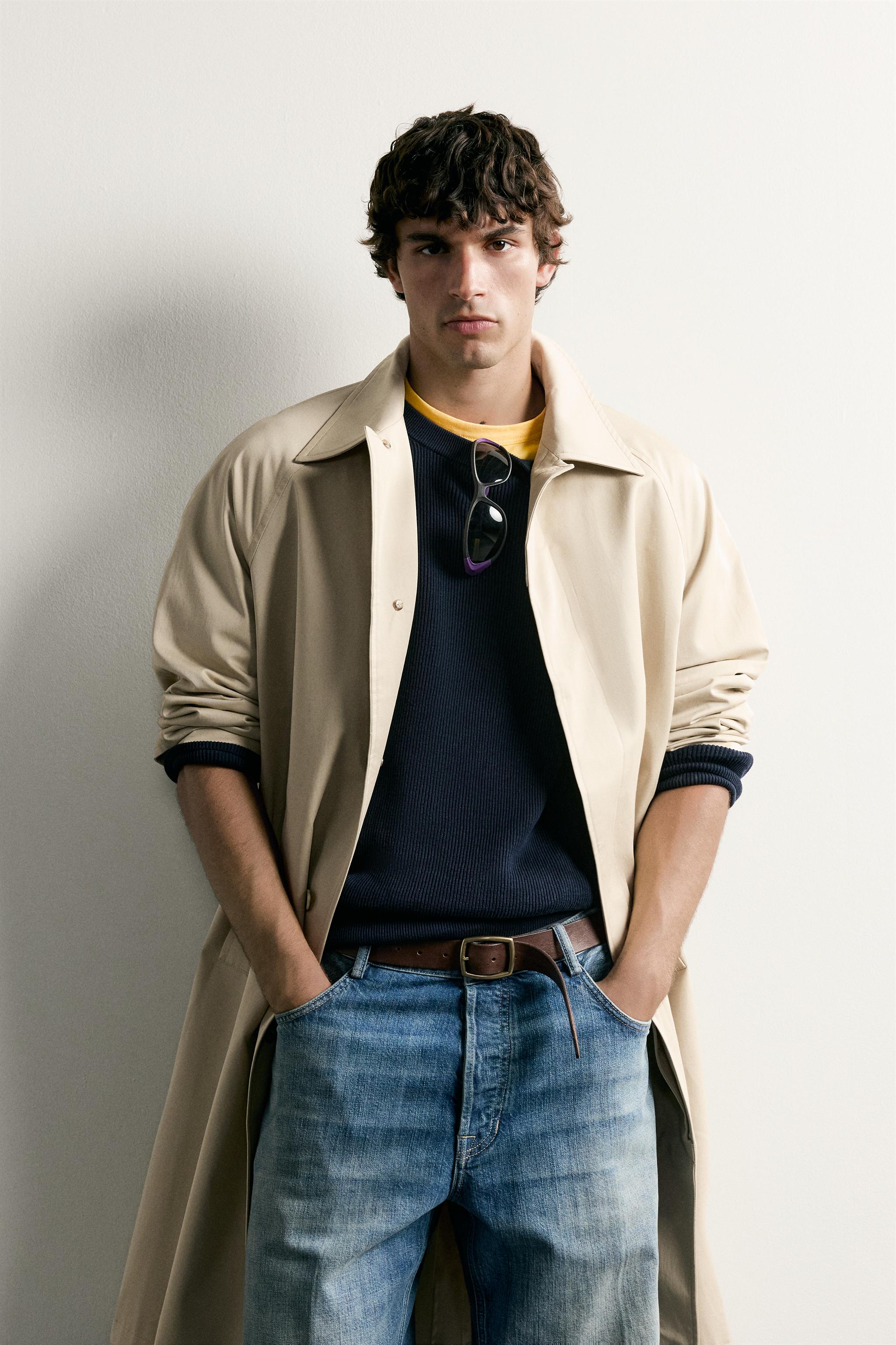 LONG RELAXED FIT TRENCH COAT