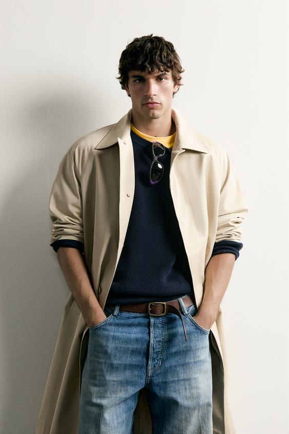 TRENCH LONG RELAXED FIT - Beige de Zara - Image 1