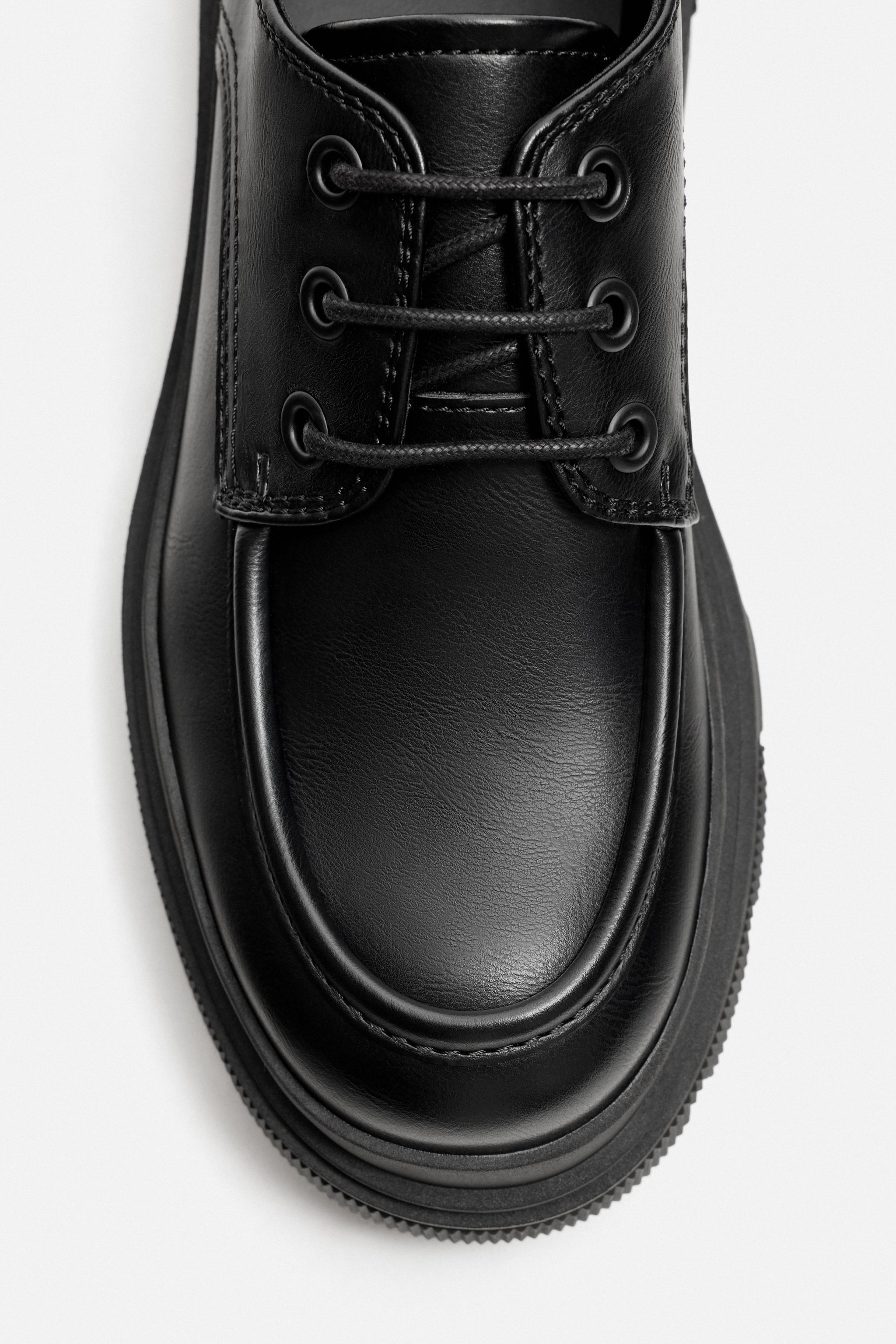 モックトゥ チャンキーシューズ - ブラック | ZARA Japan / 日本