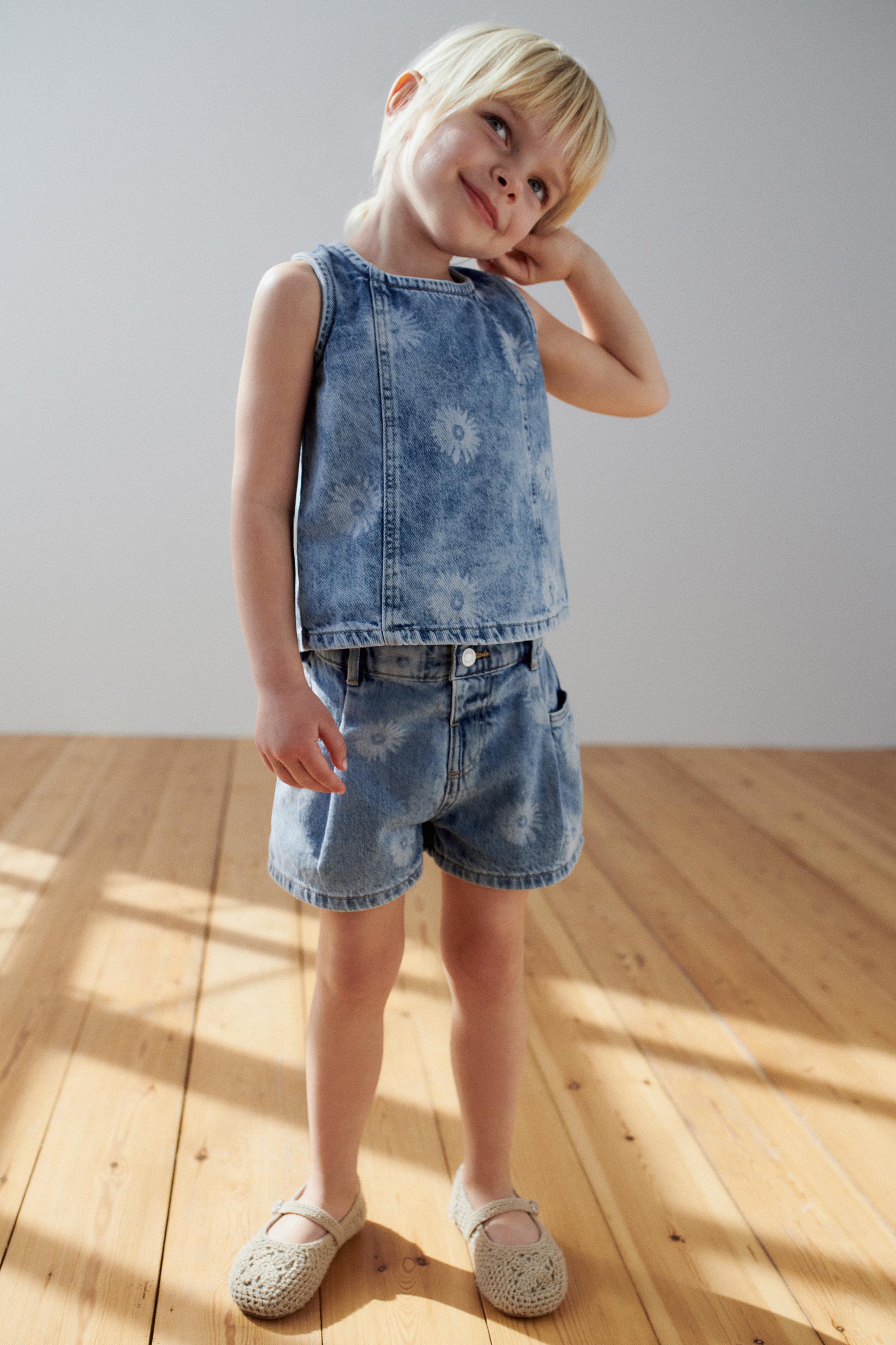 美品【ZARA】ウーマンプレミアムデニムコレクション 総柄