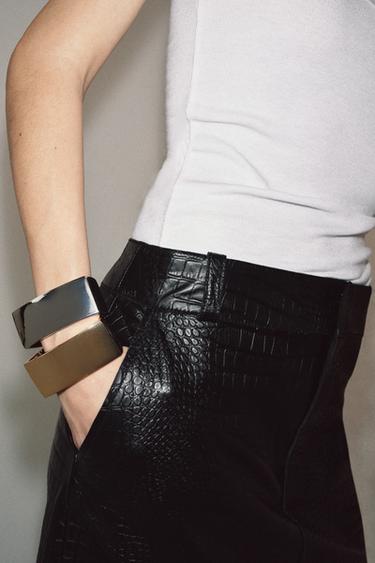 Zara 2-PACK METAL BRACELETS - Gold / Silver