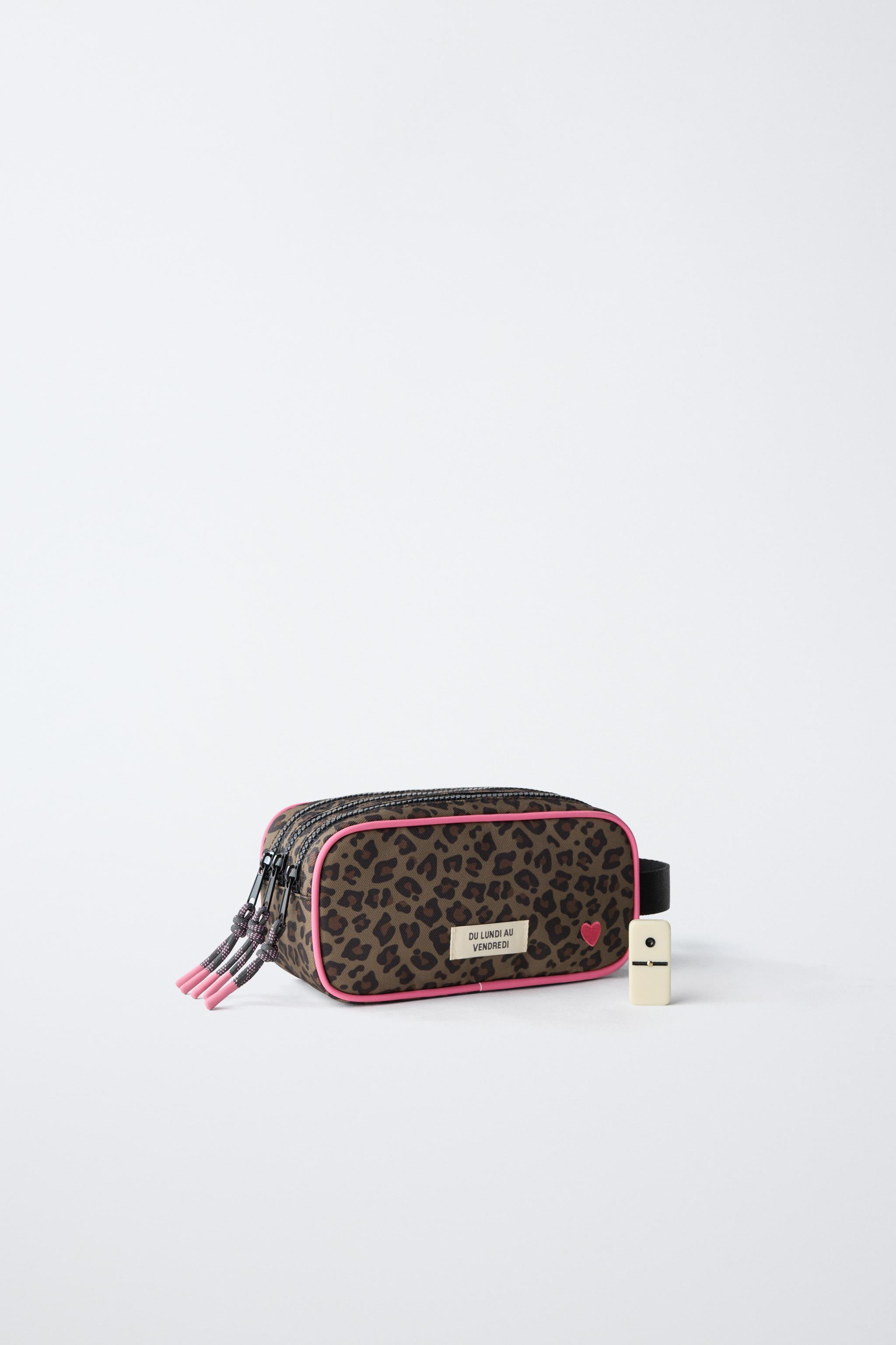 ANIMAL PRINT POUCH