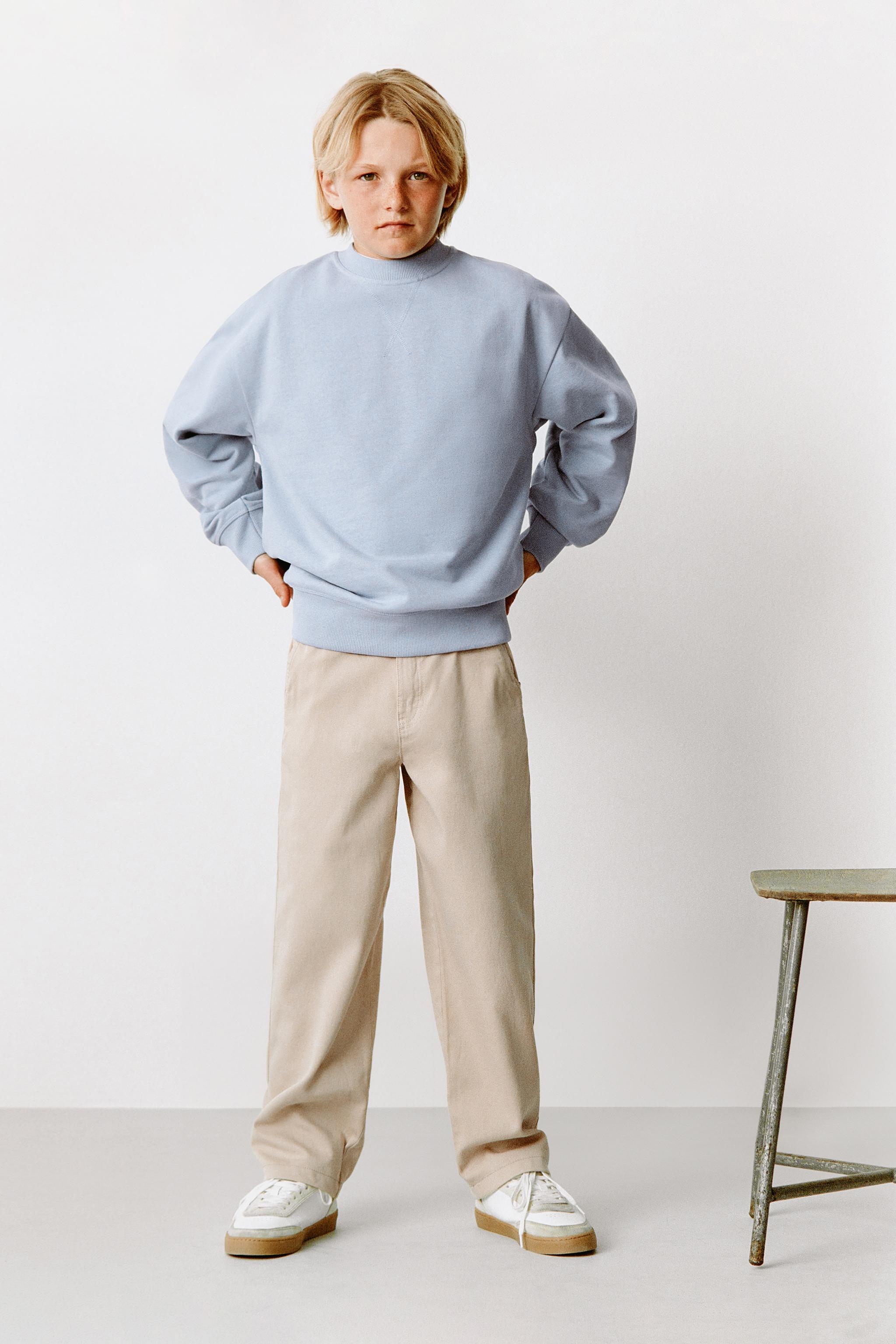 PLAIN SWEATSHIRT - Sky blue | ZARA United States