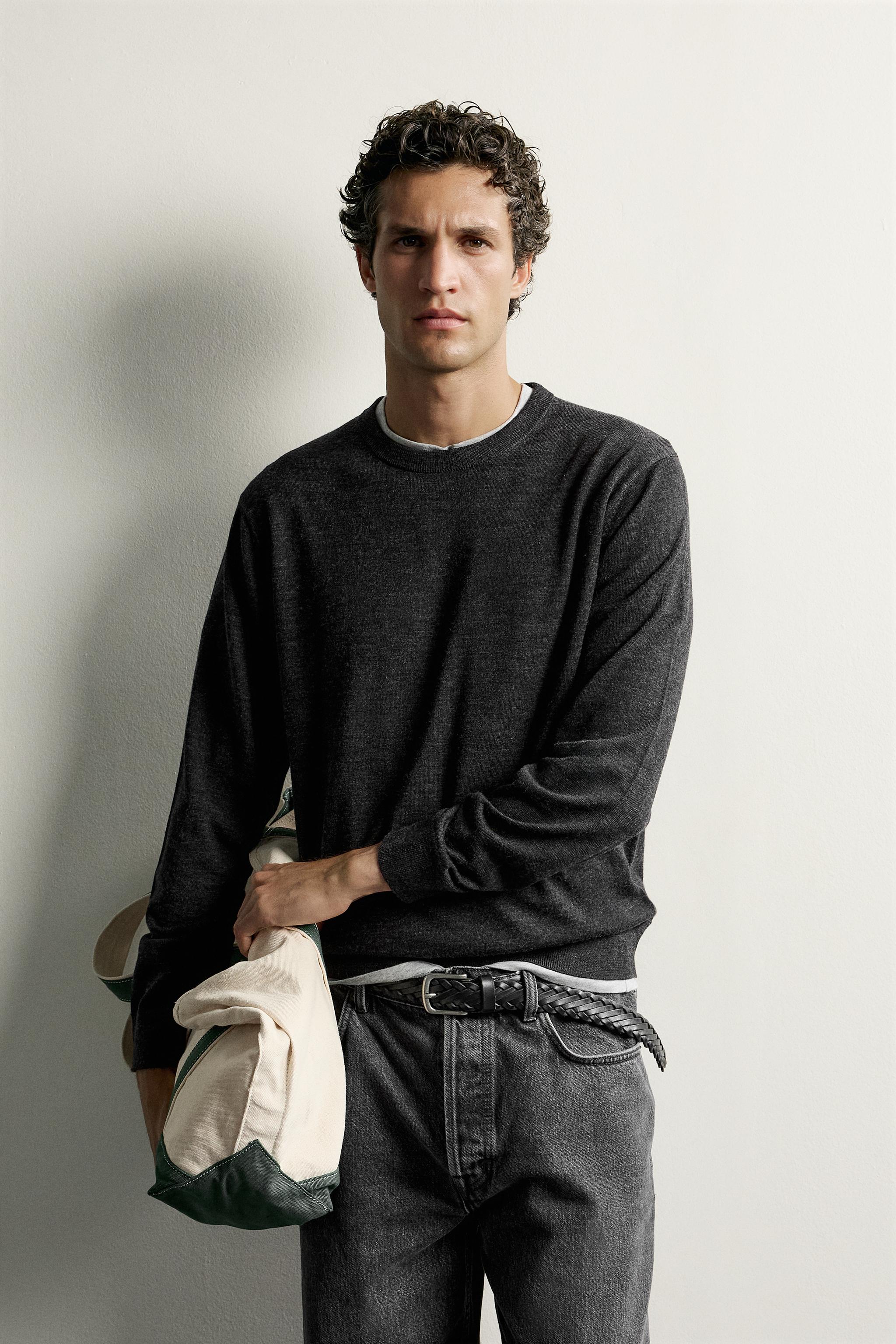 100% WOOL REGULAR FIT JUMPER