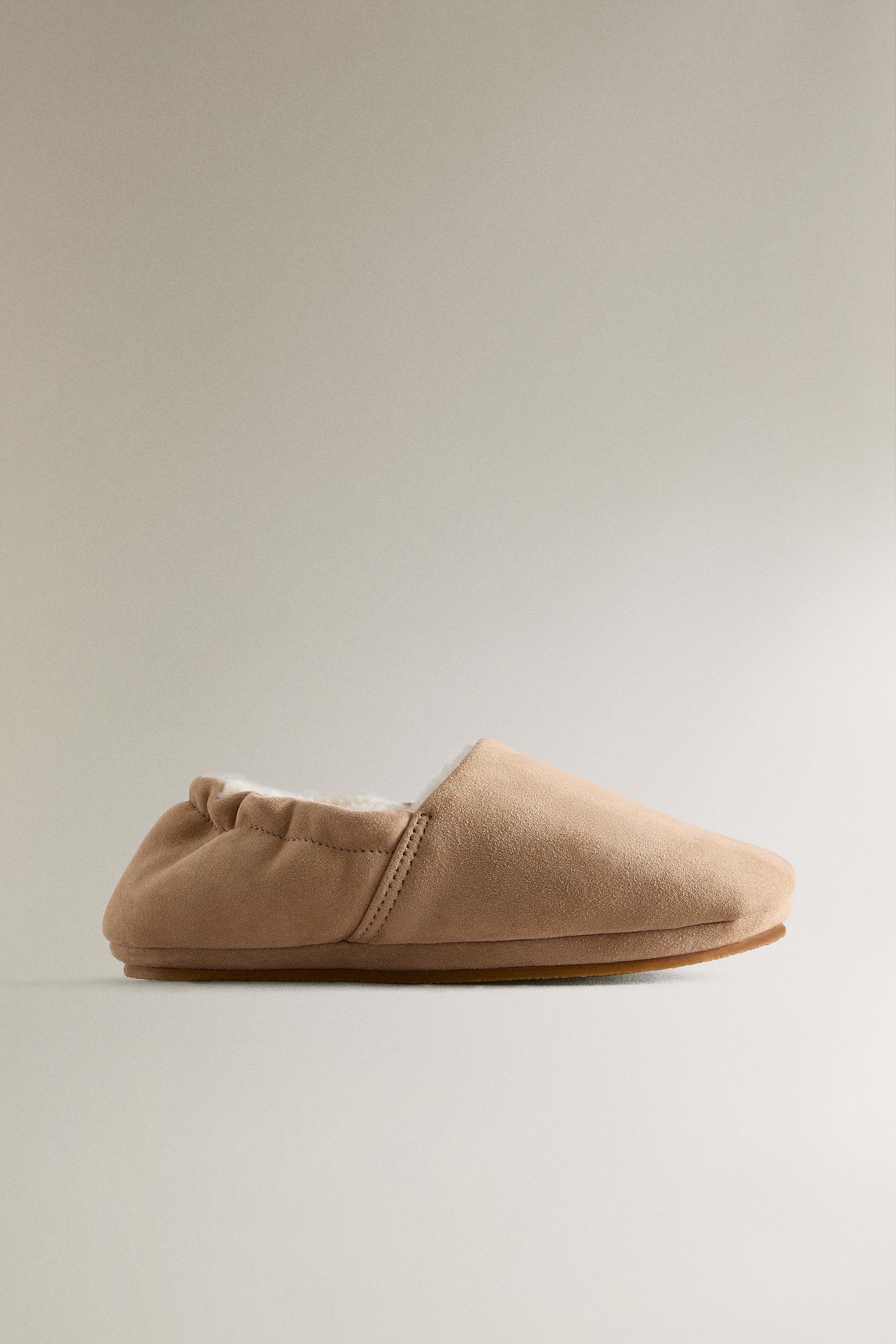 WARM LEATHER BALLERINA BOOTIES