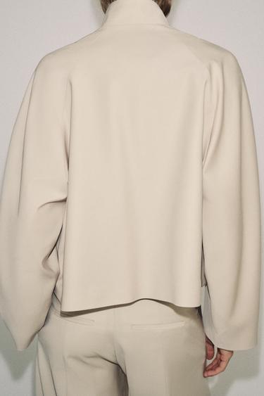 BLOUSON BOMBER ZW COLLECTION - Beige de Zara - Image 2