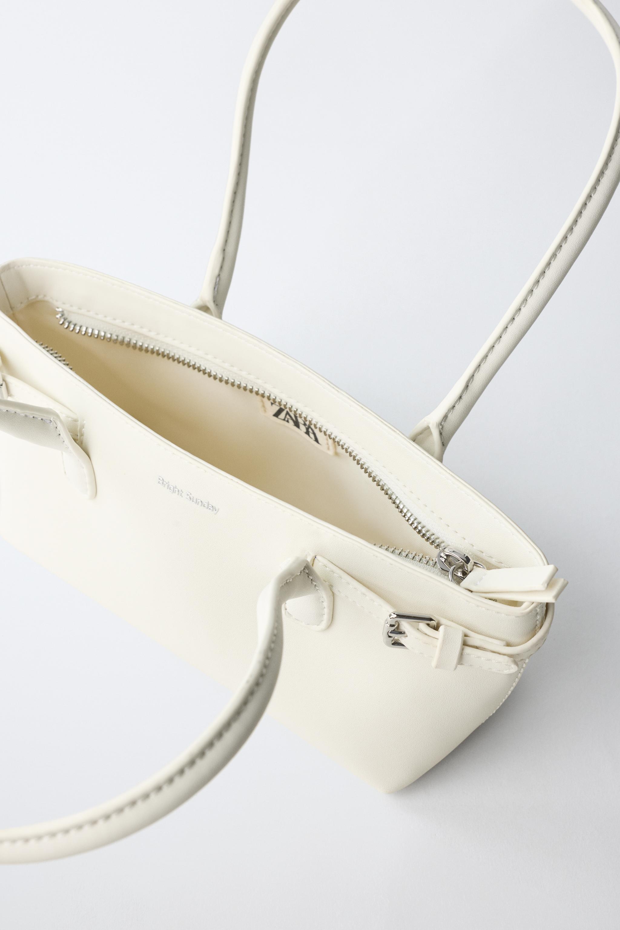 【BEIGE】l buckle shoulder bag BUCKLE SHOULDER BAG - Brown | ZARA United States