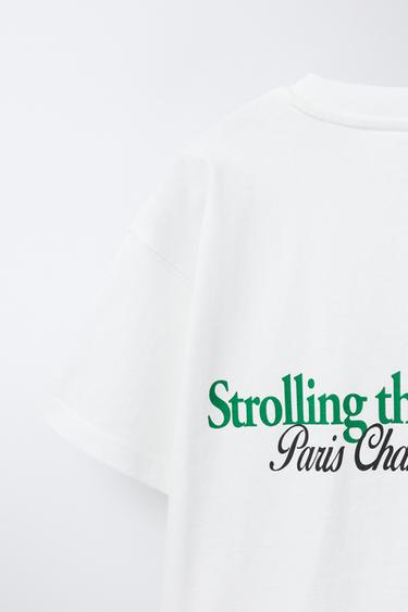 DOG PRINT T-SHIRT - White by Zara - Image 3