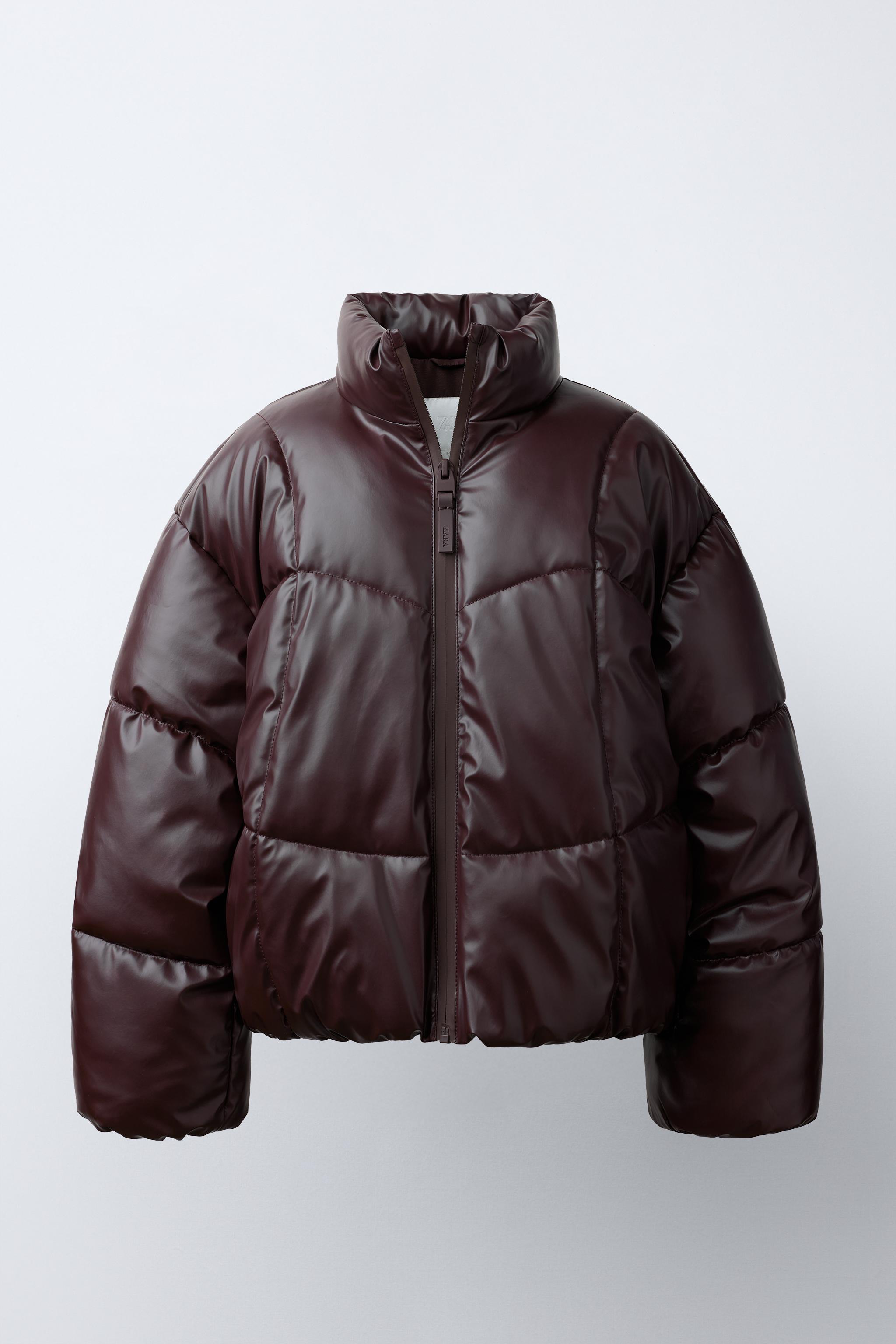 WATER-REPELLENT QUILTED SHINY JACKET - Pastel blue | ZARA United